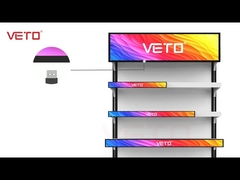 VETO 35 Inci Ultra Wide Digital Rak Dge Iklan Layar 4k Bar Layar LCD Untuk Supermarket