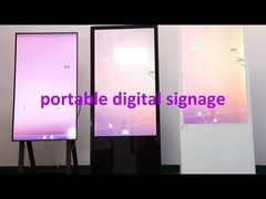 VETO 43-inci Komersial Portabel Lipat Jaringan Fleksibel LCD Digital Signage