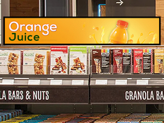 VETO Periklanan Dalam Ruangan Media Player Strip Layar Rak Ultra Lebar Layar Lcd Stretch Bar