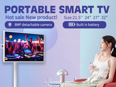 32 inci Android Smart Wireless DisplayTouch Screen Dengan Kamera 5H 9H Stand Adjustable