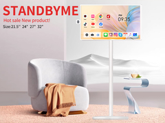 VETO 27 Inch Android Touch Screen Portable TV 2K Smart Mobile Display Dengan Baterai 5 atau 9 jam