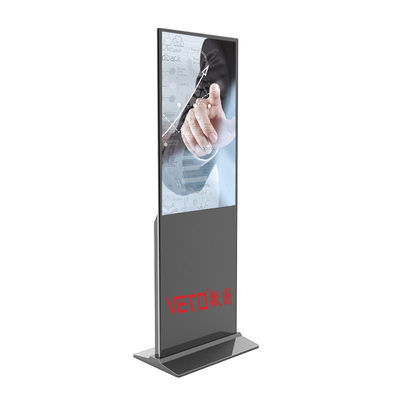 LED Backlight Jaringan Android Standalone Digital Signage, Interactive Sign Display Stand
