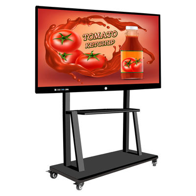 Layar Papan Tulis Interaktif Komputer Anodized 55 Inch