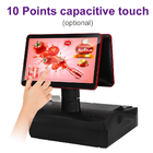 Cash register touch LCD automatic cashier machine all in one pos terminal system windows dual screen