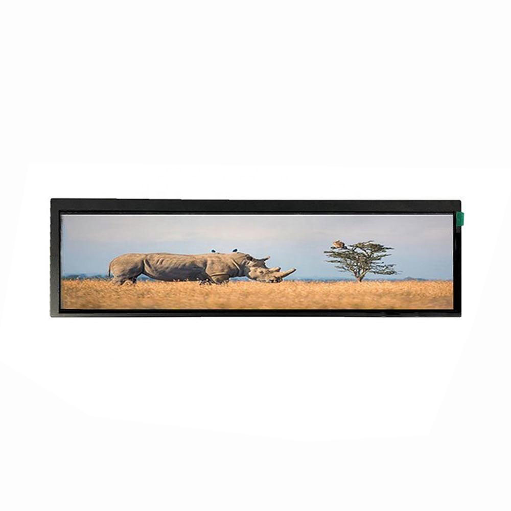 VETO 23.1 24 29 Inch Bar Terentang Digital Signage Ultra Tipis Layar Iklan Untuk Stasiun Bus