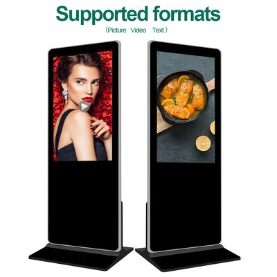 VETO Android Lantai Standing Screen 4K Interaktif Layar Sentuh Digital Signage dan Tampilan