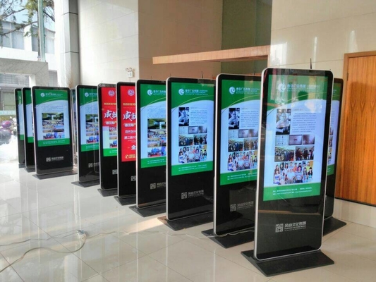 LCD Digital Signage Totem Touch untuk Hotel/Toko Ritel/Pusat Perbelanjaan/Bandara/Kereta Bawah Tanah