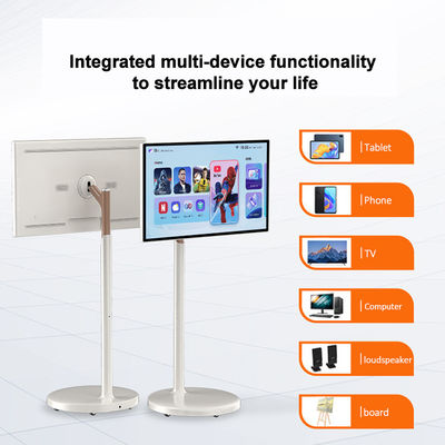 Kualitas Veto 21.5/27/32 inci layar sentuh portabel TV 350cd/m2 AC100-240V Sentuhan kapasitif pabrik