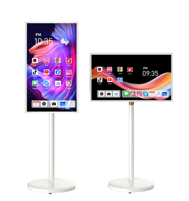 21.5/27/32 Inch Interactive Stand By Me Smart Screen Android TV Dengan Baterai