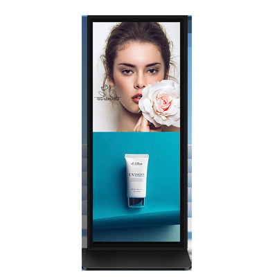 VETO 65 75 Inch Custom Size Full Screen Digital Signage 4k Indoor LCD Advertising Kiosk Vertikal Totem