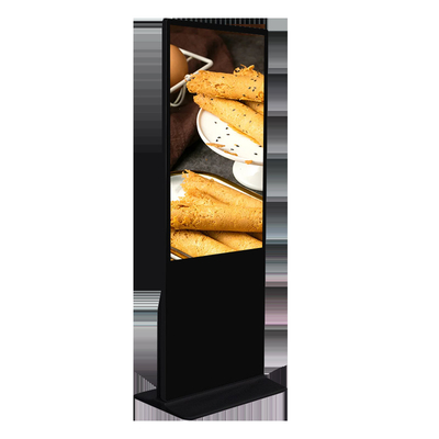 Indoor FHD LCD Smart Advertising Display Floor Stand Digital Signage Touch Screen Kiosk