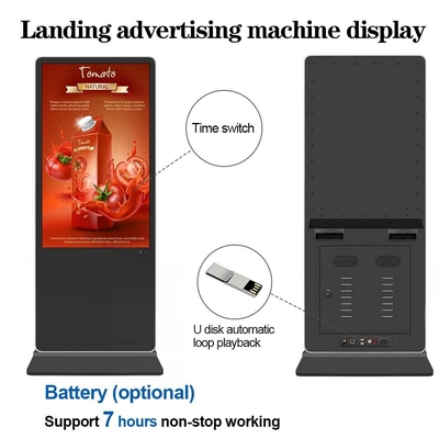 43 inci VETO Interactive Displays dengan WiFi Auto AD Player Android OS 1920×1080 Resolusi