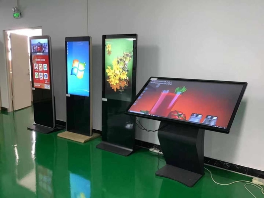 VETO 43 49 55 Inch Indoor Shopping Mall Lcd Display Lantai Berdiri Digital Signage Totem Advertising Player