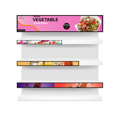 VETO Multiple Size Stretch bar Lcd Display Digital Signage Reklame layar untuk dijual