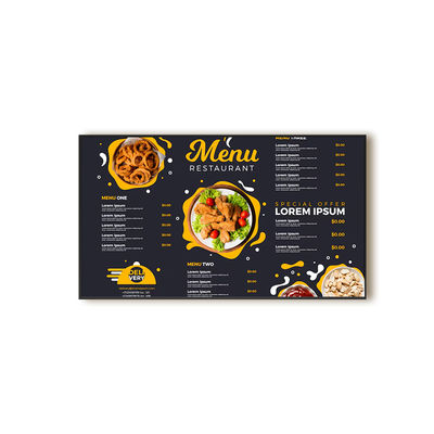 Kualitas Tampilan Menu Indoor VETO Android Lcd Layar Sentuh Digital Signage Toko Ritel Aula Pameran pabrik