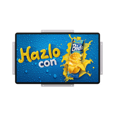 Kualitas VETO 21.5 27 32 43 49 55 65 Inci Monitor Layar Sentuh Bingkai Terbuka Tertanam Papan Menu Digital Iklan LCD pabrik