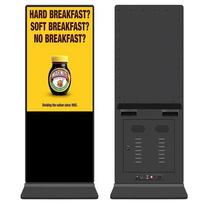 Kualitas VETO 32-86 Inch Android 4k Lantai Berdiri Digital Signage LCD Totem Sentuh Digital Signage pabrik