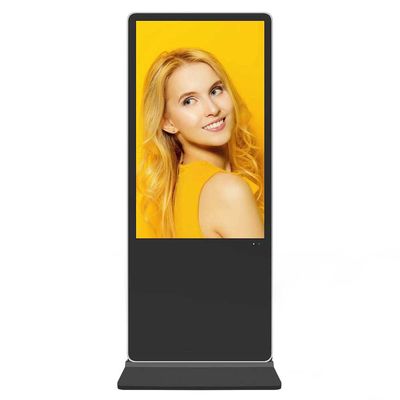 VETO Andriod Lantai Berdiri Digital Signage Display 43 inci Iklan Indoor Bermain untuk ritel