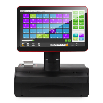 Supermarket wifi capacitive touch screen monitor odm retail pos system with cash register device