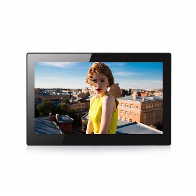 Layar sentuh dipasang di dinding dalam ruangan Layar sentuh Android Iklan Digital 10,1 13,3 15,6 18,5 Inch